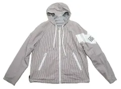 【MONCLER/モンクレール/GAMME BLEU/ガムブルー/ナイロンジャケット/ナイロンパーカー】【メンズ/2018SS/春夏/739/トリコロールストライプ/ボーダー/フードパーカー】【サイズ1/2/3】【41623-80-64061】
