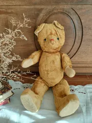 フランス　アンティークベア　☆　フレンチベア 37㎝　グレーベージュ フランス アンティークベア ☆ フレンチベア 37㎝ グレーベージュ