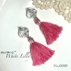 No.0098　タッセル付きピアス
