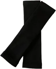 あったか ロング レッグウォーマー メンズ 保温 防寒 裏ベロア レッグウォーマー レディース 裏シャギー起毛 黒色 (黒色2足組)