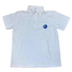 美品 ミズノ MIZUNO オリンピック ボートレース BOAT RACE ポロシャツ 半袖 ボタンダウン BD L ホワイト 白