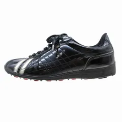 PATRICK パトリック シュリー スパイク スニーカー シューズ 靴 K2206-04 サイズ41 26cm ブラック 黒 メンズ 【中古】