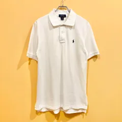 POLO RALPH LAUREN 半袖ポロシャツ ホワイト L