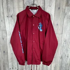 SANTA CRUZ サンタクルーズ  裏地付き 両面プリント ラグラン コーチジャケット メンズ M サイズ