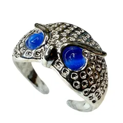 フクロウ リング フリーサイズ　レディース ふくろう 指輪 幸運 幸福 鳥 とり