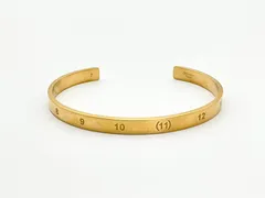 MAISON MARGIELA メゾンマルジェラ (7) ナンバリングカフブレスレット ゴールドのサムネイル
