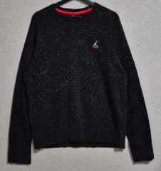 XL) NIKE ジョーダン ブラック 起毛 スウェットシャツ