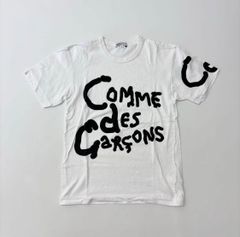 COMMEdesGARÇONS 青山本店限定 手書きロゴTシャツ - メルカリ