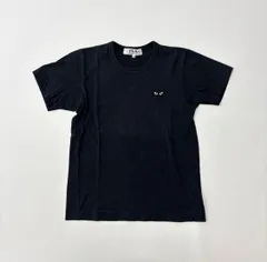 定番 PLAY COMME des GARCONS プレイ コム デ ギャルソン ブラック ハート ロゴ Tシャツ TEE サイズ M 709-0015