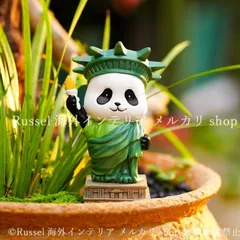 ガーデンオブジェ ぱんだ 女神 パンダ 樹脂 動物 アニマル かわいい ガーデンオーナメント 置物 ガーデニング 雑貨 ガーデン雑貨 ガーデンインテリア ガーデン インテリア 庭の装飾 お洒落 おしゃれ 8-14