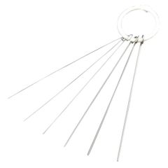 Free Shipping! HOZAN Nozzle Cleaning Needle Set (0.2mm, 0.3mm, 0.4mm, 0.6mm, 0.8mm, 1.0mm Diameters) HG-5. For nozzle hole maintenance and clearing clogged mechanical pencil leads.