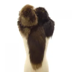 極美品✨LE CIEL BLEU ルシェルブルー ラムファー ロング マフラー 極美品✨LE CIEL BLEU ルシェルブルー ラムファー ロング マフラー