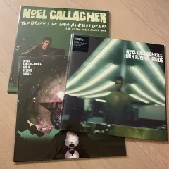 NO:EL ギャラガー lp 3 種 まとめ売り + バッジ メモ用紙