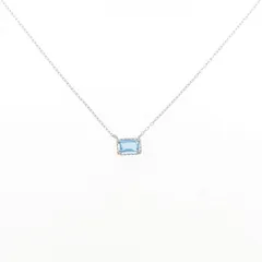 K10WG ブルートパーズ ネックレス