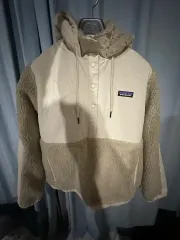 パタゴニア シェル レトロ× フリース プルオーバー ペリカン