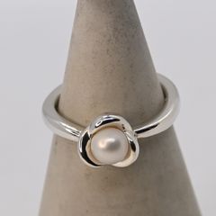 極美品】アンテプリマ エテルナ リング 白蝶貝 クローバー 14号 L