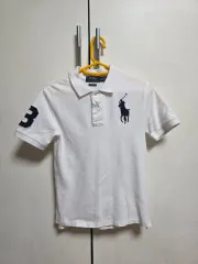 ポロ ラルフローレン 白 半袖 ポロTシャツ