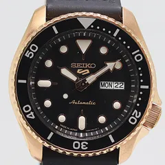 デッドストック級 保/箱付 稼働 美品 セイコー 5スポーツ 4R36-07G0 118800 AT/自動巻 黒文字盤 メンズ腕時計 0013200 10NBT ABC16929 SMZ