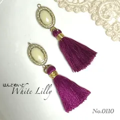 No.0110　タッセル付きピアス