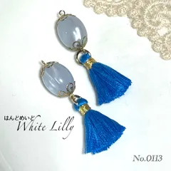 No.0113　タッセル付きピアス