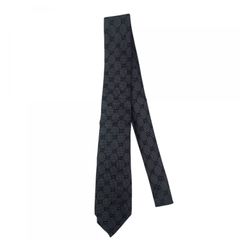 中古】 GUCCI グッチ 790227 GGパターン ネクタイ 紳士 ブラック  