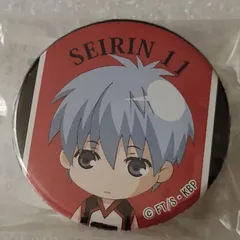 e-黒子のバスケ-　黒子テツヤ　デフォルメ　缶バッジ