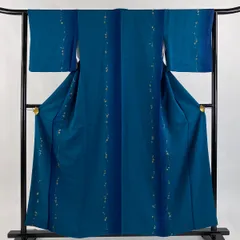 新品 未使用 正絹 袷 暈し小紋 色無地 (株)三才 斉藤三才 水色 薄青緑 used 色無地 斉藤三才 KⅠ24000003 – 一六八堂 irohado