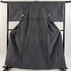 夢まりん様　美品　正絹単衣　塩澤お召単品 正絹 単衣 塩沢お召し 美品 - メルカリ