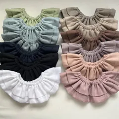 【二段フリルスタイ】ダブルガーゼ