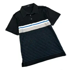 ◎価格交渉OK◎ PS Paul Smith ピーエスポールスミス　半袖　ポロシャツ　ボーダー柄　コットン×レーヨン　日本製　M