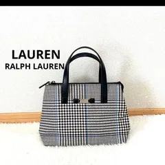 美品 ラルフローレン トート バッグ 千鳥 A4 レザー Ralph Ralph Lauren - 【美品】 RALPH LAUREN / ラルフローレン | 2way