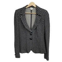 ARMANICOLLEZIONI(アルマーニコレッツォーニ) ジャケット サイズ42 M レディース - 黒×グレー 長袖/春/秋/総柄