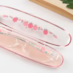 【新品 トールペイント】 老眼鏡 リーディンググラス シニアグラス おしゃれ かわいい コンパクト スリム 軽い 手描き ハンドペイント 女性 レディース めがねケース 非球面レンズ 1.0 +1.5 +2.0 +2.5 +3.0 3.5 TGA.K-7518