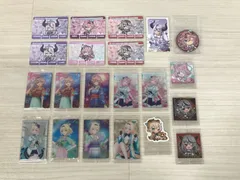 △T015-70 ホロライブ 秘密結社 holoX 缶バッジ ウエハース トレカ ステッカー まとめ 【ダブりあり】