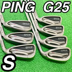 【良品】大人気モデル ピン G25 黄色ドット メンズアイアンセット 6本 X 良品】大人気モデル ピン G25 黄色ドット メンズアイアンセット 6本 X