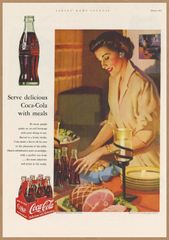 コカ・コーラ ヴィンテージ広告 1950年代雑誌裏表紙 広告 3枚 - メルカリ