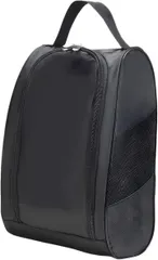 grooblue シューズケース シューズバッグ 靴入れ 防水 軽量 収納 トラベルバッグ ジム 旅行 出張 スポーツ ゴルフ サッカー メンズ レディース おしゃれ 通気性 (ブラック)