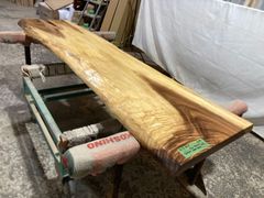 モンキーポッド9084 一枚板無垢 乾燥材 1820x320-330x53mm