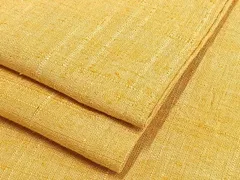 平和屋着物▽上質な紬 単衣 色無地 一斤染色 ロング丈 正絹 逸品