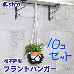 アストロ公式 お買得！ 10個セット ガーデニンググッズ 観葉植物用 多肉植物 ランタン プランターハンガー 植物ハンガーネット 植木鉢 吊り下げ ハンキングバスケット 園芸 家庭菜園 ガーデニング ガーデン 家庭菜園 野菜 アストロ ネコポス 520-52