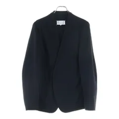 Maison Margiela 10 (メゾン マルジェラ) 17AW 四つタグ ノーカラー ジャケット ブラック S30BN0395 S23096のサムネイル