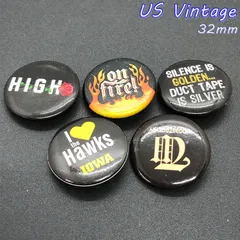 2025年最新】缶バッチ ヴィンテージ usa まとめ売りの人気アイテム