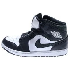 NIKE (ナイキ) AIR JORDAN 1 MID SE Panda Elephant Safari エアジョーダン1 パンダサファリ ミッドカットスニーカー ブラック/ホワイト US10.5/28.5cm FB9911-001
