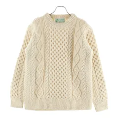 INVERALLAN (インバーアラン) STRATHTAY クルーネック ケーブルニット ホワイトのサムネイル
