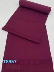 色無地 紋意匠 縦柄 正絹 反物 T8957