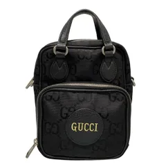 GUCCI(グッチ) ハンドバッグ美品  グッチオフザグリッド 625850 黒 レザー