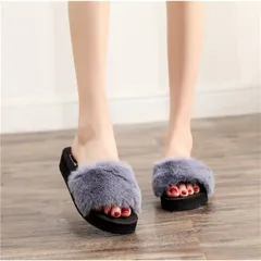 ウェッジソール 歩きやすい サンダル レディース ヒールサンダル ファーサンダル 厚底 ミュールサンダル 夏 秋 冬 ミュール 靴 sandal 快適 美脚 もこもこ#ecbea12701