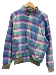 POLORALPH LAUREN (ポロラルフローレン) スイングトップ チェックジャケット ブルゾン 古着 90s L マルチカラー メンズ/045