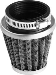 RYOHIN Lab. 互換品 良品ラボ パワーフィルター バイク用 エアフィルター 汎用 ユニバーサル オートバイ スクーター 原付 ステンレス メッシュ エアクリーナー 排ガス対策 吸気効率UP 1個 (ストレート型,  φ35mm)