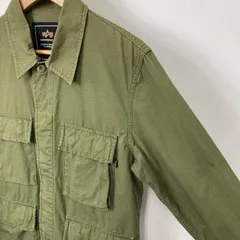 ALPHA INDUSTRIES アルファ インダストリーズ ミニタリーシャツ サイズL　★ ◇■